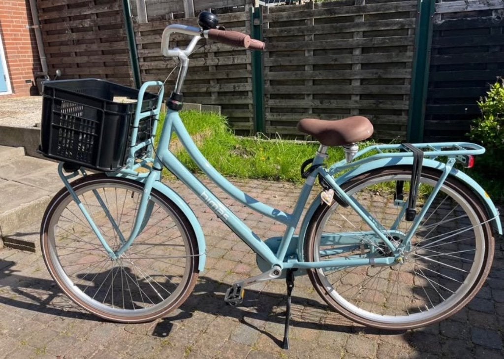 Fiets, Fietsen en Brommers, Fietsen | Dames | Damesfietsen, Terugtraprem, 47 tot 50 cm, Versnellingen, Zo goed als nieuw