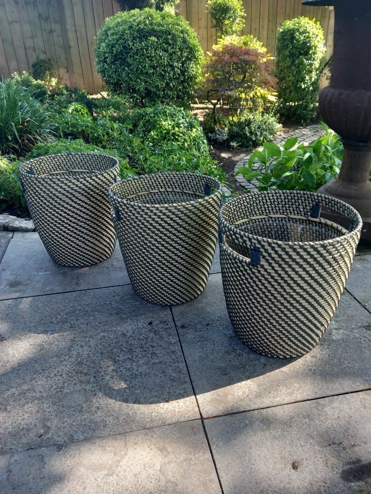 3x Nieuwe IKEA Bloempotten - 31x28 cm, Tuin en Terras, Overige materialen, Rond, Nieuw, Minder dan 40 cm
