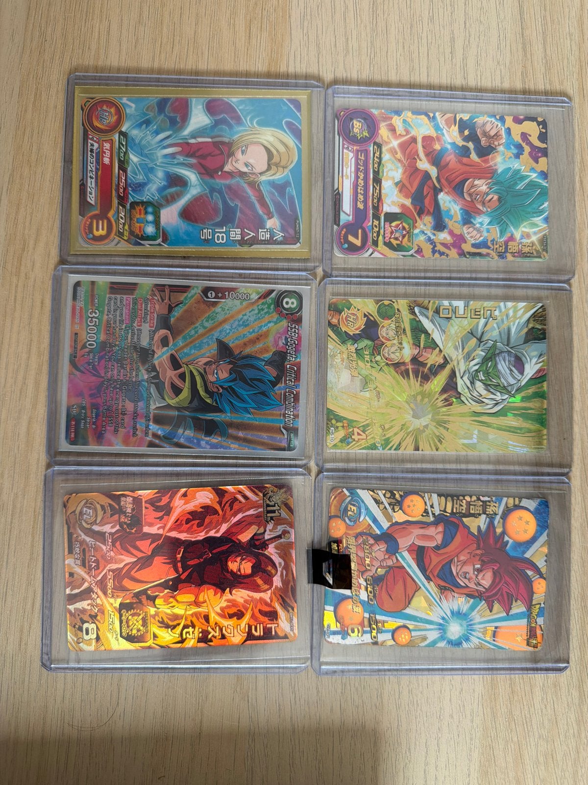 Dragonball Super Card Game - Diverse kaarten, Ophalen of Verzenden, Zo goed als nieuw, Meerdere kaarten, Foil