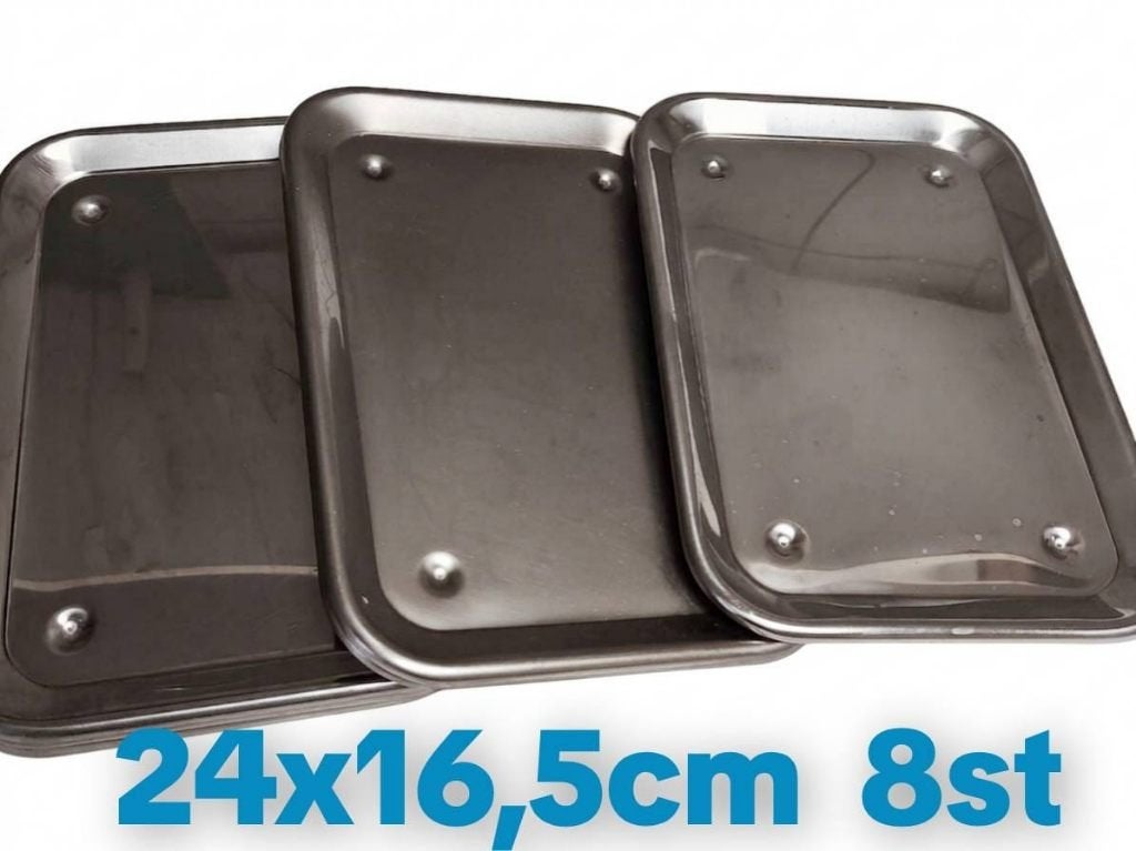 Vitrineschalen RVS 28 stuks, Ophalen, Metaal, Overige merken, Overige typen
