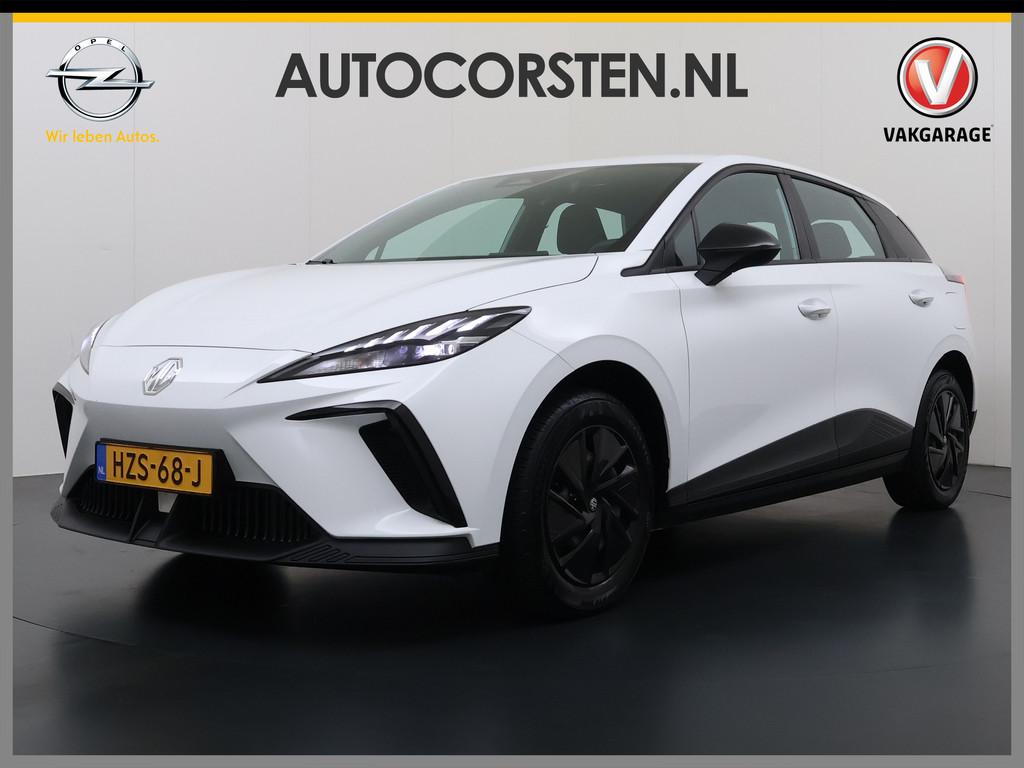 MG Mg4 electric 51kWh LFP Accu SOH 92% Adap.Cruise Apple Car, Automaat, Gebruikt, Zwart, Parkeersensor