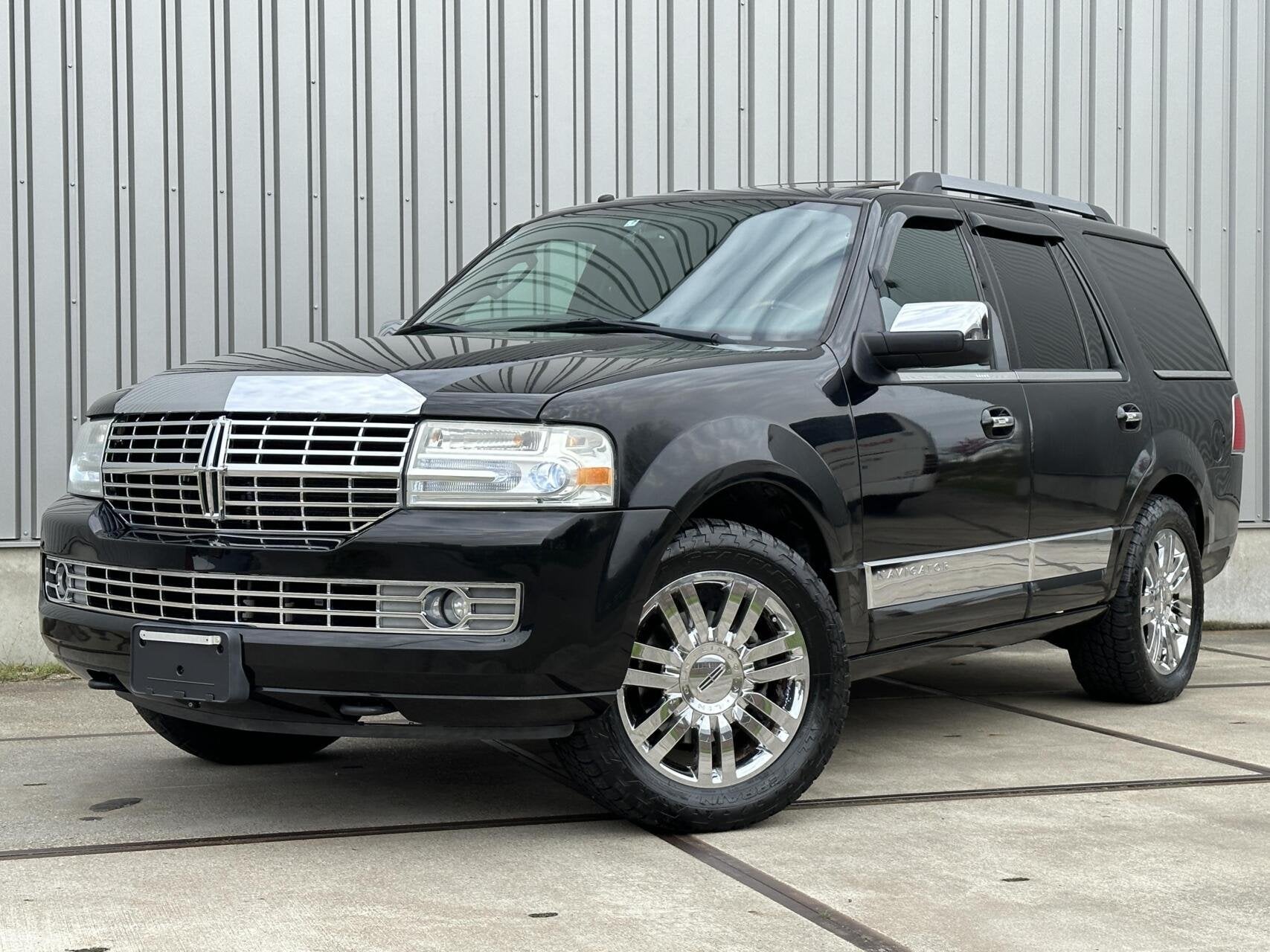 Lincoln Navigator 5.4 V8 7-Persoons - Leder - Incl BTW - Sch, Auto's, Automaat, Gebruikt, 7 stoelen, Leder