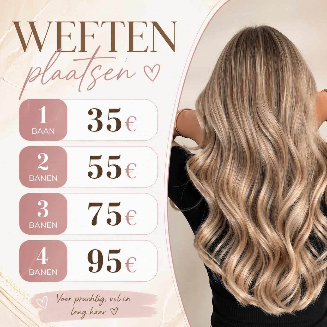 Extensions haarextensions weften, Ophalen, Nieuw, Pruik of Haarverlenging