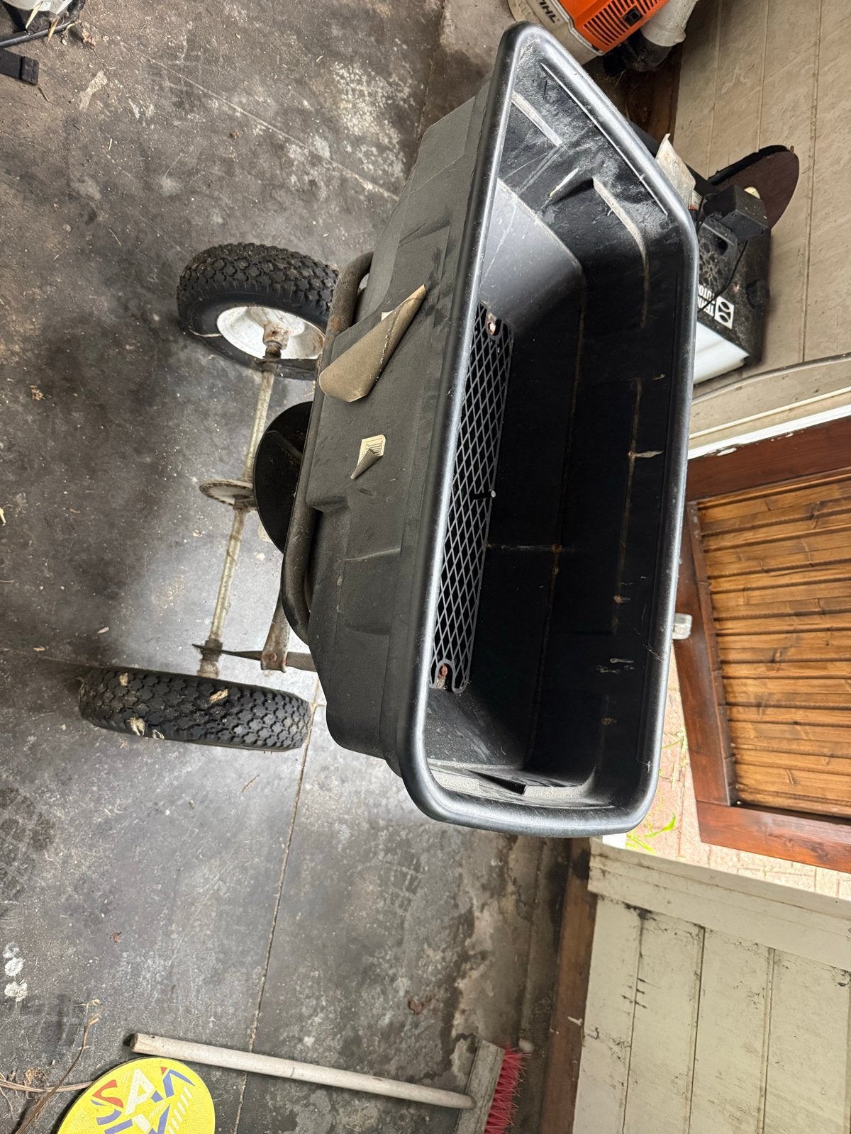 Kunstmest strooiwagen aanhanger - Gebruikt, Ophalen, Gebruikt