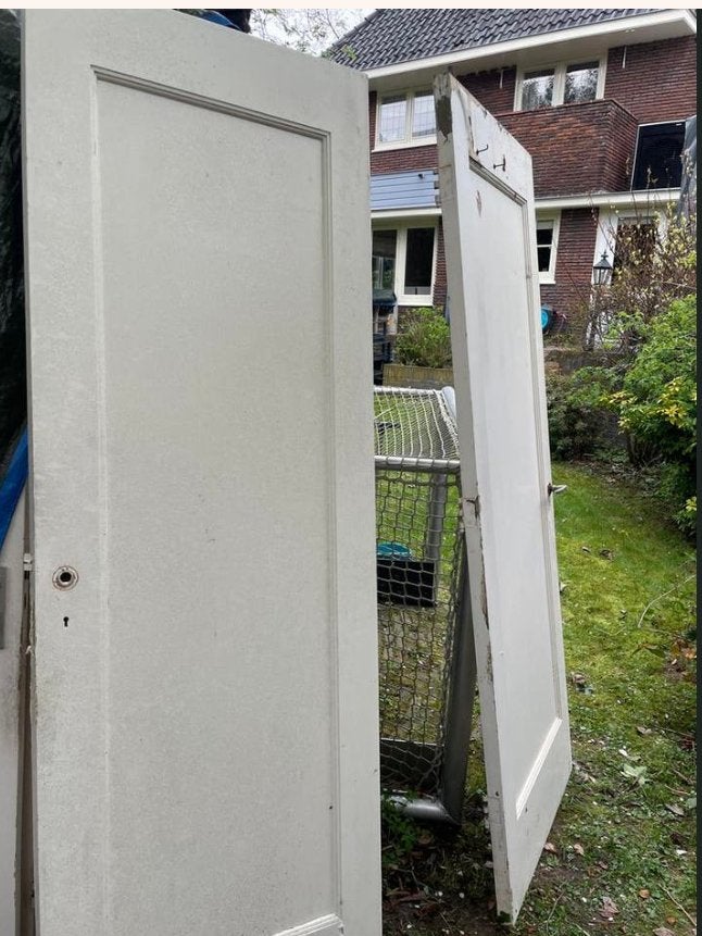 Jaren '30 binnendeur 72,5 x 211 cm - Prachtige deur, Ophalen, Gebruikt, Minder dan 80 cm, Binnendeur