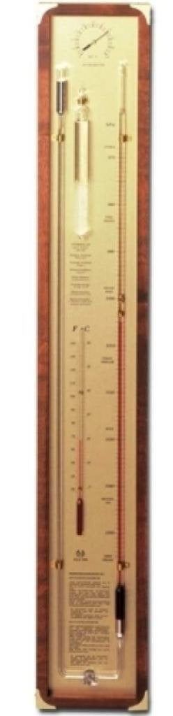 Contrabarometer Dingens met hygro en temp en stormglas., Ophalen, Niet werkend, Barometer