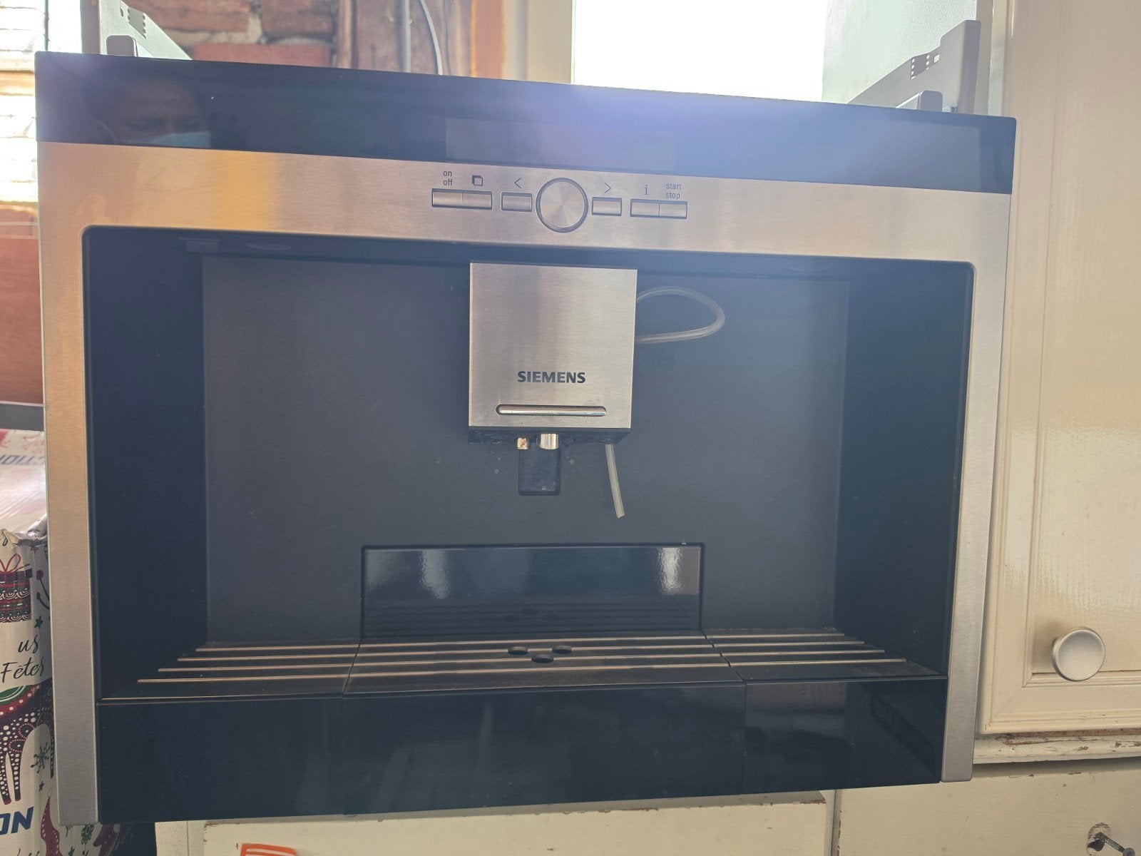 Siemens inbouw koffiemachine  defect, Ophalen of Verzenden, Zo goed als nieuw, Koffiemachine