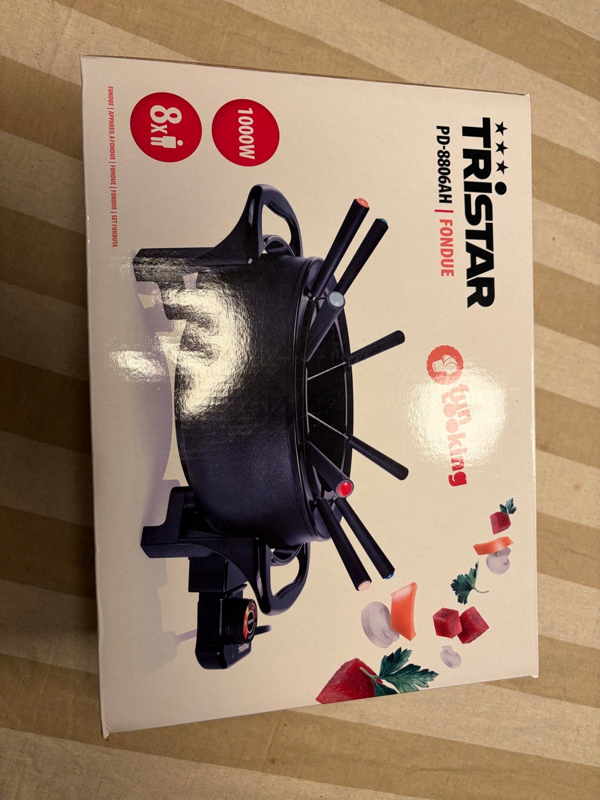 Tristar Fondueset PD-8806AH - Nieuw in doos, Ophalen, Nieuw, Elektrisch, Fondueset