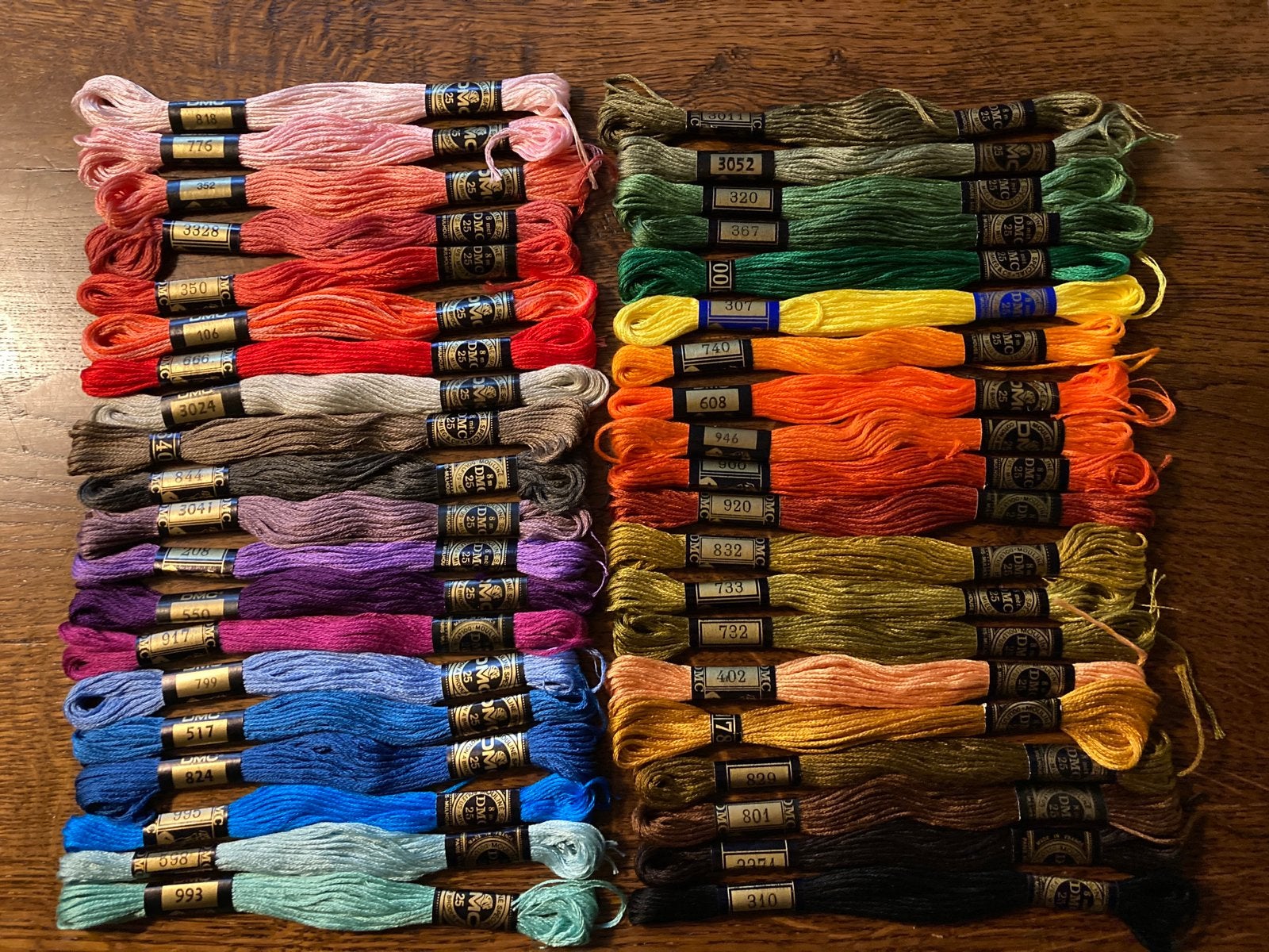 DMC dmc Borduurgaren borduurzijde splijtgaren, Hobby en Vrije tijd, Borduren en Borduurmachines, Ophalen of Verzenden, Borduurgaren of Zijde