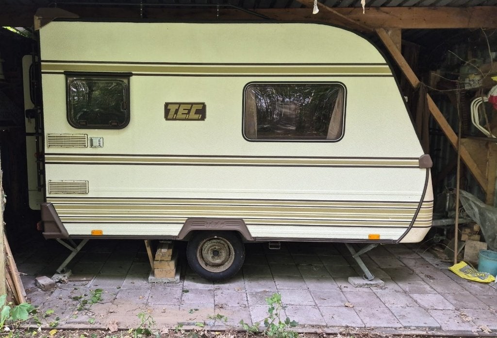 oldtimer caravan T.E.C. Weltbummler TC1-313, Caravans en Kamperen, Caravans, Bedrijf, tot en met 4, 500 - 750 kg, Rondzit, T.E.C.