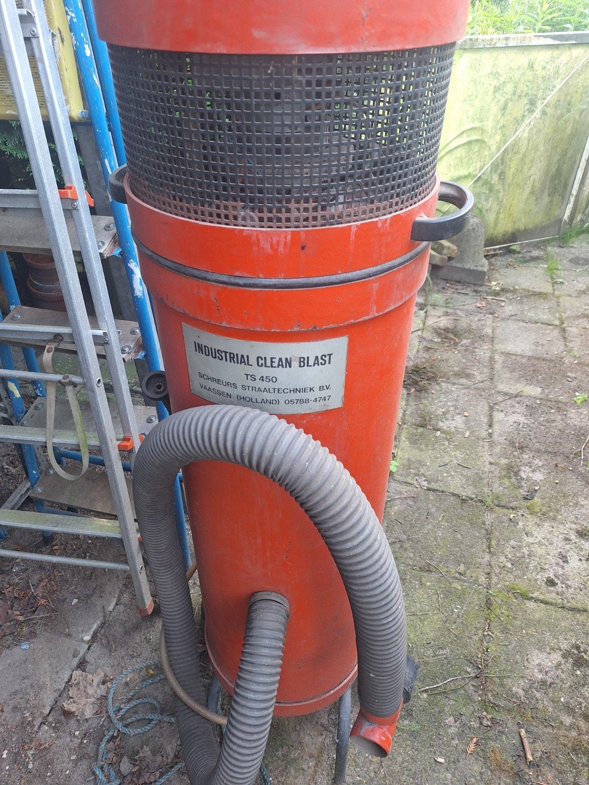 Zandstaalketel Zak straalgrid - Industrial Clean Blast TS 40, Ophalen of Verzenden, Gebruikt