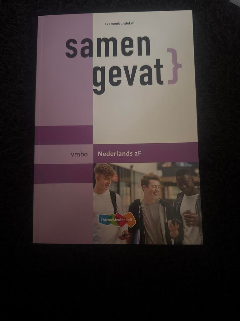 Samengevat Nederlands 2F VMBO - Examenbundel, Boeken, Schoolboeken, Ophalen of Verzenden, Gelezen, VMBO, Nederlands