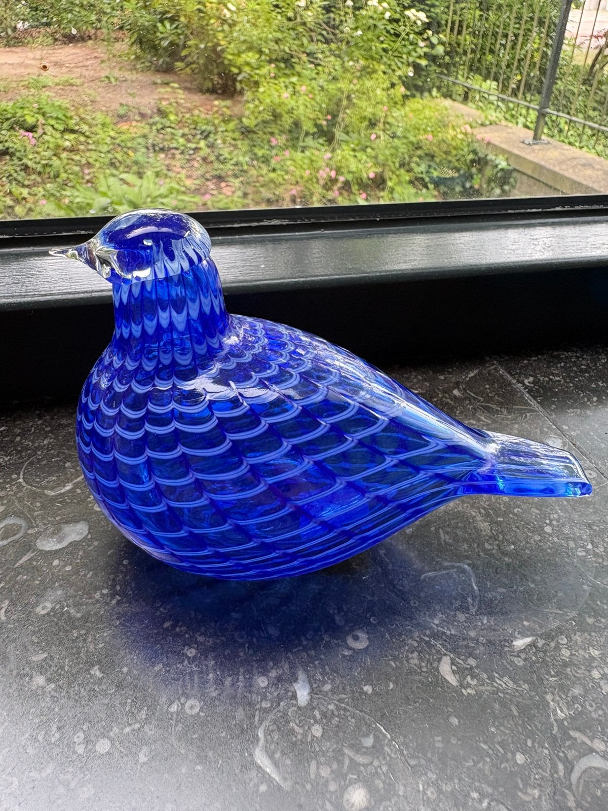Iittala Oiva Toikka glasvogel blue bird, Ophalen of Verzenden