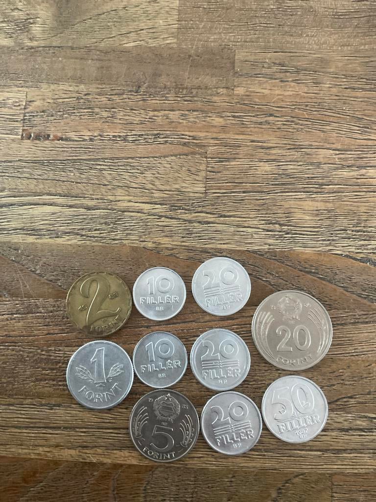 Hongaarse Forint en Filler munten set, Verzenden, Hongarije, Setje