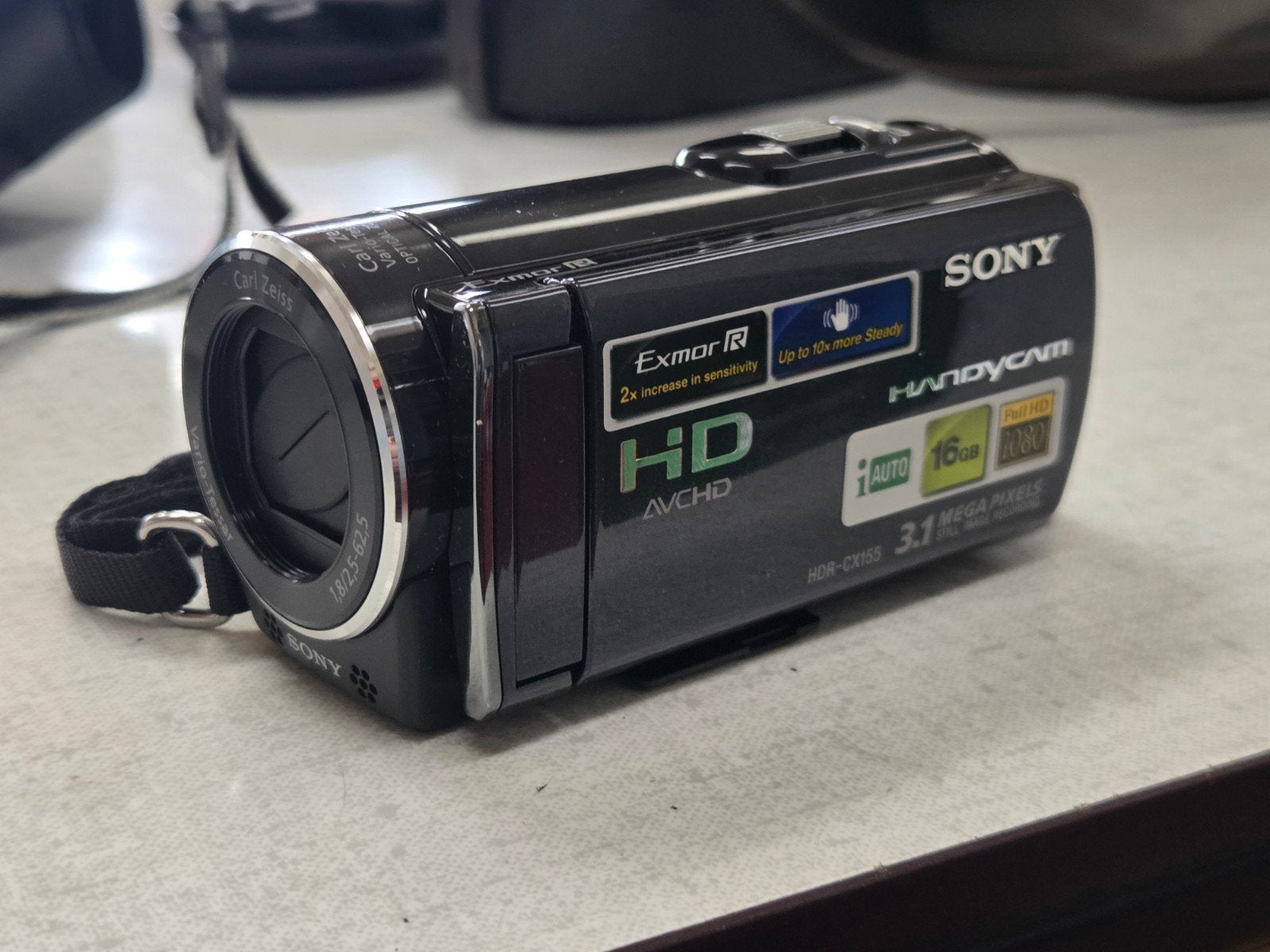 Sony Handycam HDR-CX155 Full HD Camcorder, Ophalen, Full HD, 20x of meer, Overige soorten