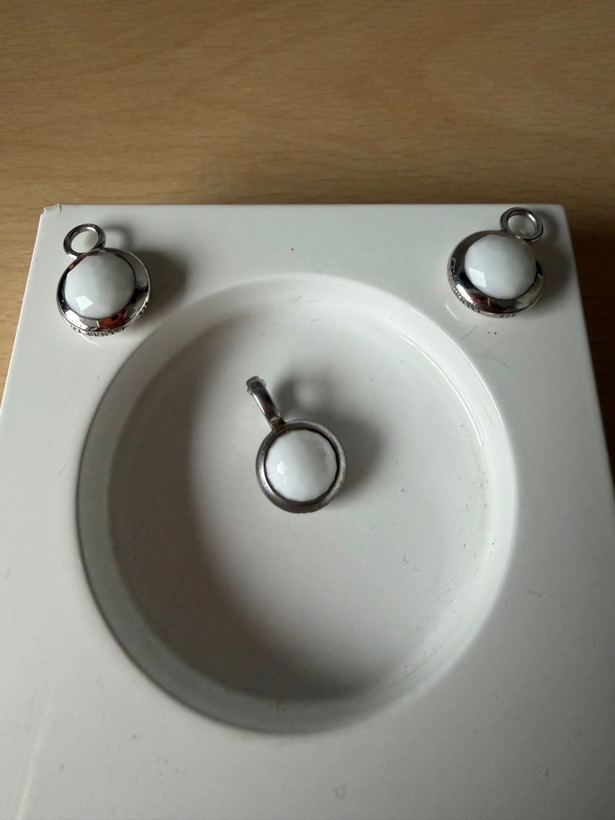 Ti Sento Oorbedels en Kettinghanger 9167WH, 2 of 3 bedels, Verzenden, Zo goed als nieuw, Overige merken