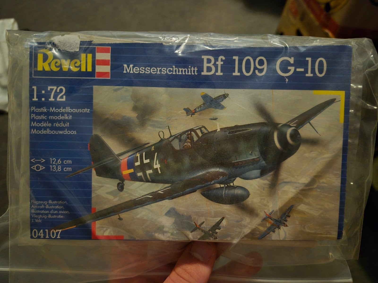 Messerschmitt Bf 109 G-10 miniatuur modelvliegtuig, 1:72 tot 1:144, Revell, Nieuw, Ophalen of Verzenden