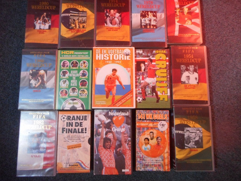 EK VOETBALHISTORIE 1920-1990! Op VIDEO!, Alle leeftijden, Overige genres, Ophalen of Verzenden, Zo goed als nieuw