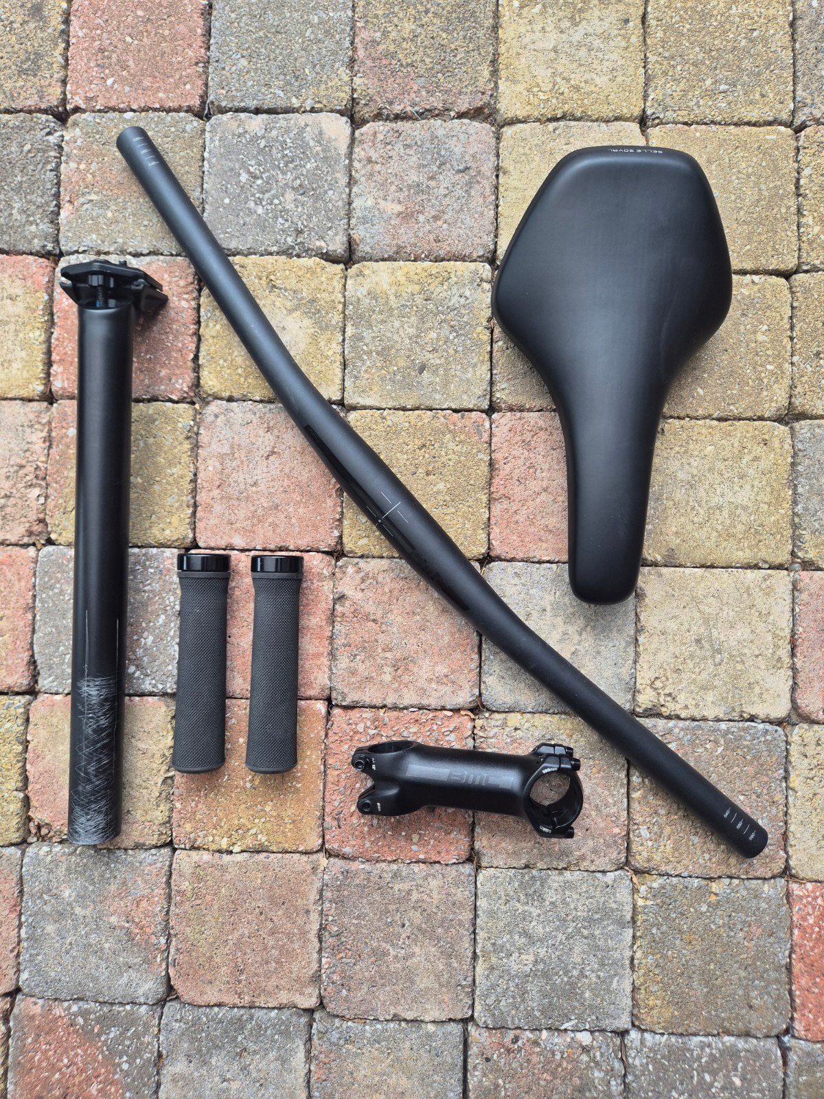 BMC Afmontage set., Fietsen en Brommers, Fietsonderdelen, Stuur, Ophalen of Verzenden, Zo goed als nieuw, Aluminium