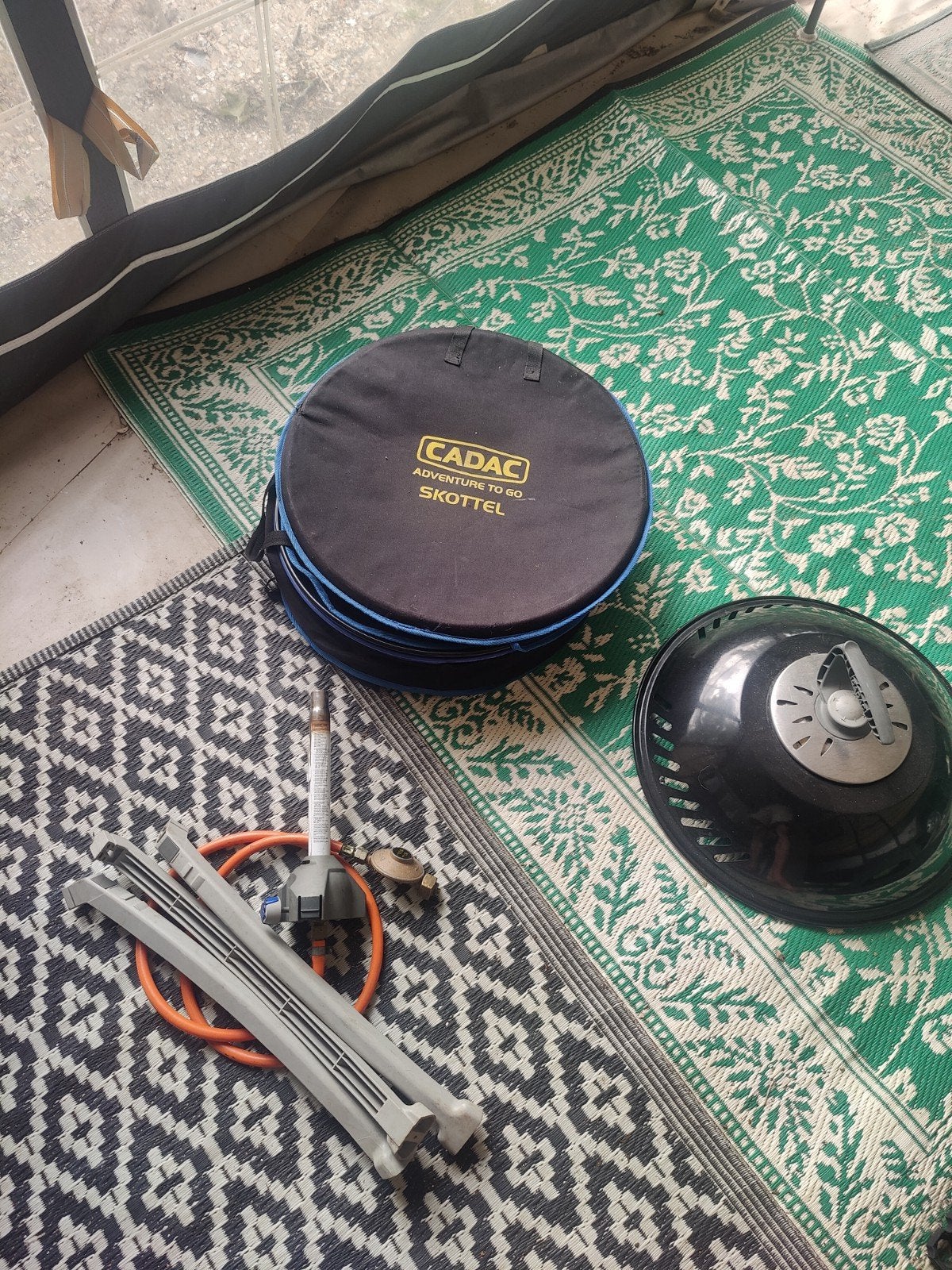 Uitgebreide Cadac set, Ophalen