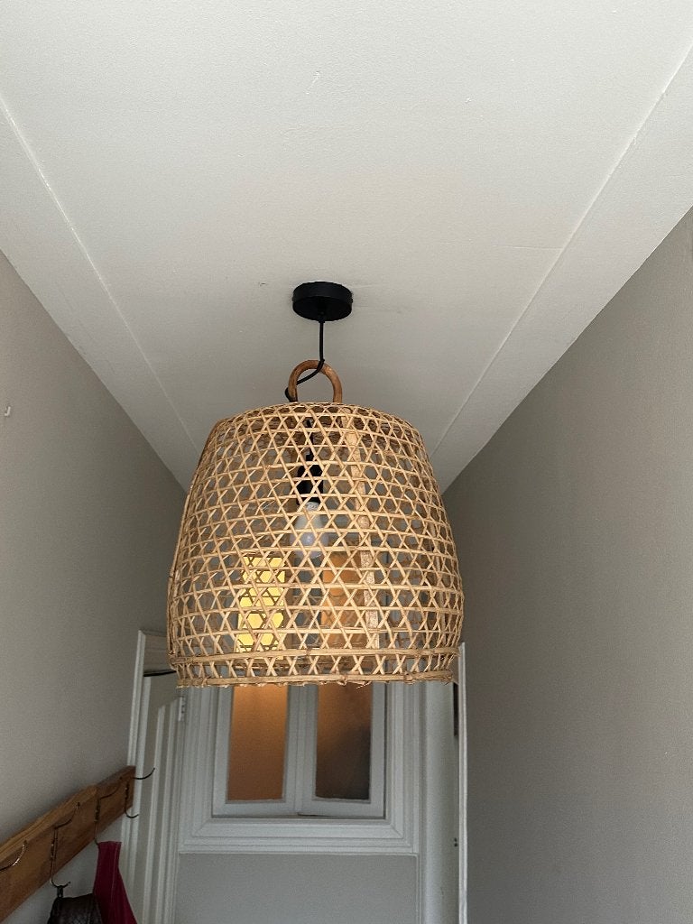 Mooie Bali hanglamp Loods5, Overige fittingen, Ophalen of Verzenden, Zo goed als nieuw, Metaal