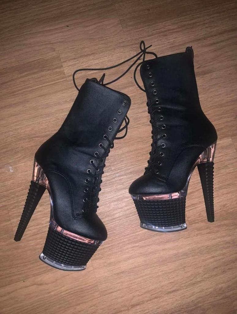 Pleaser high heels maat 38 nieuw, Ophalen of Verzenden, Zo goed als nieuw, Zwart, Schoenen met hoge hakken