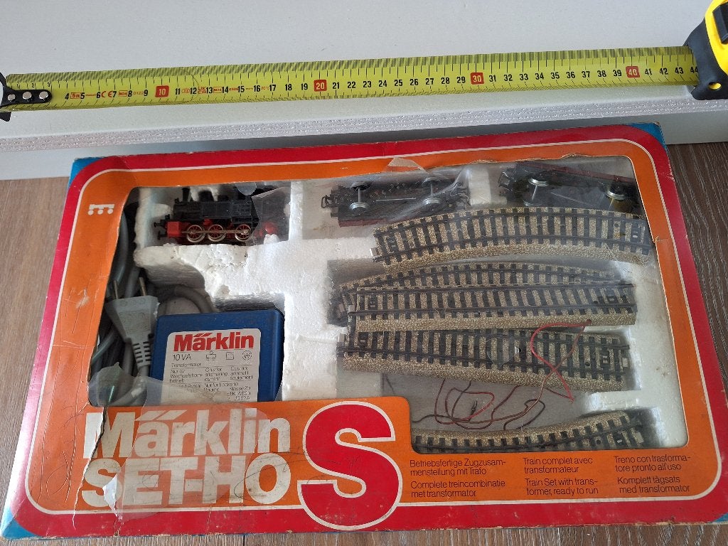 Marklin SET H0 S gecontroleerd en werkend, Wisselstroom, Ophalen of Verzenden, Märklin, Gebruikt