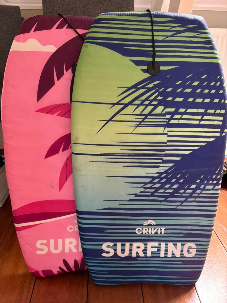 Bodyboards voor kinderen - Roze en Blauw, Ophalen, Gebruikt, Overige typen, Met koord