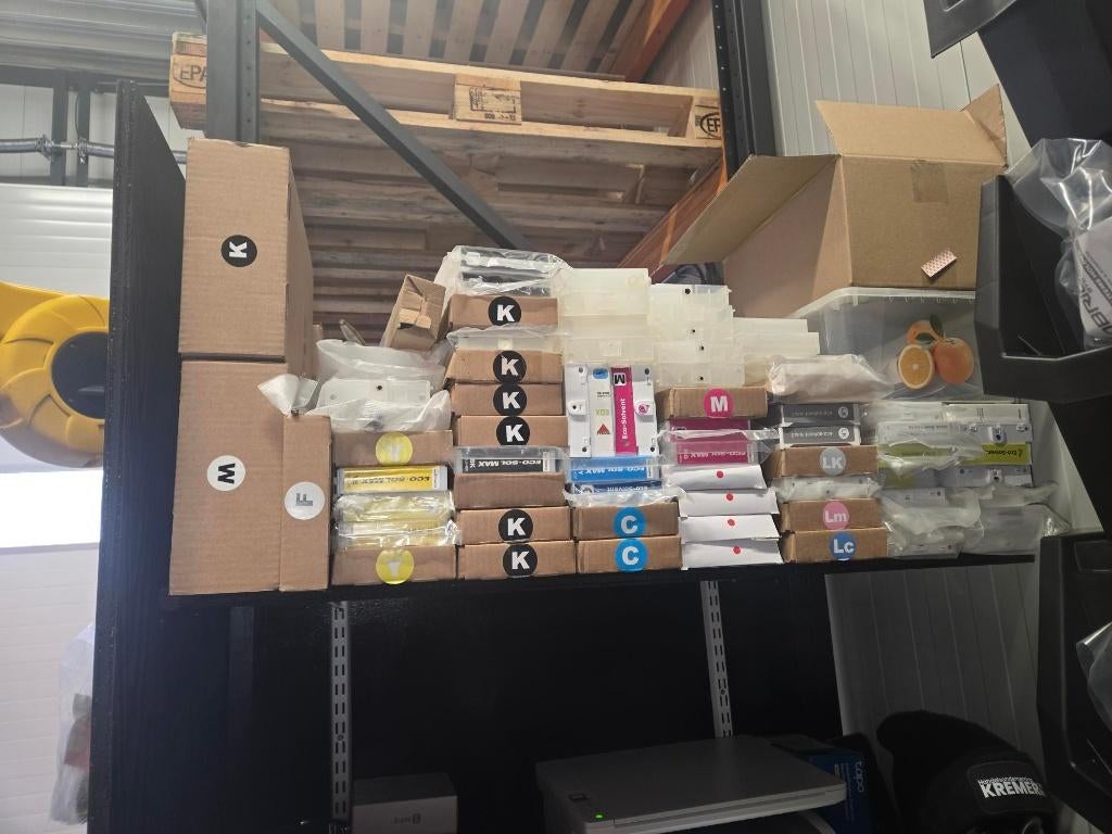 Partij ecosolvent inkten, Computers en Software, Printers, Ophalen of Verzenden, Nieuw, Overige technieken, Printer