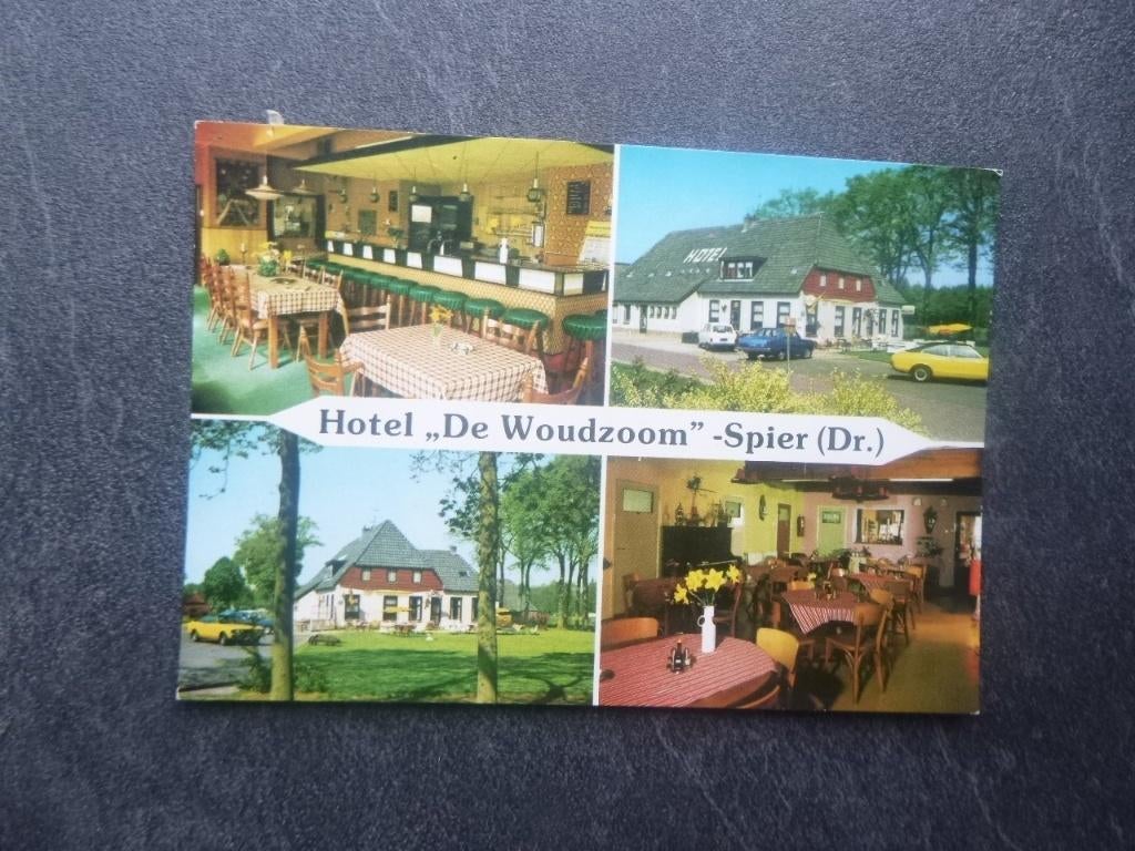 Spier dr. Hotel de Woudzoom/interieur 1974, Verzenden, 1960 tot 1980, Ongelopen, Drenthe