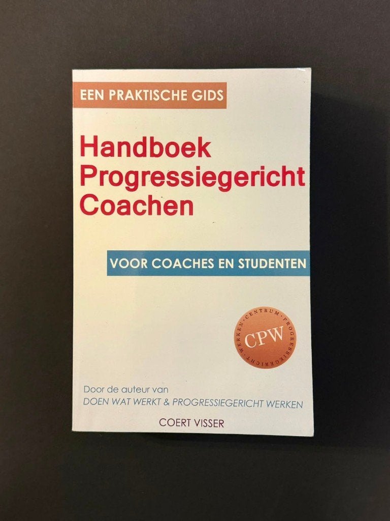 Handboek Progressiegericht Coachen, Ophalen of Verzenden, Gelezen, Coert Visser