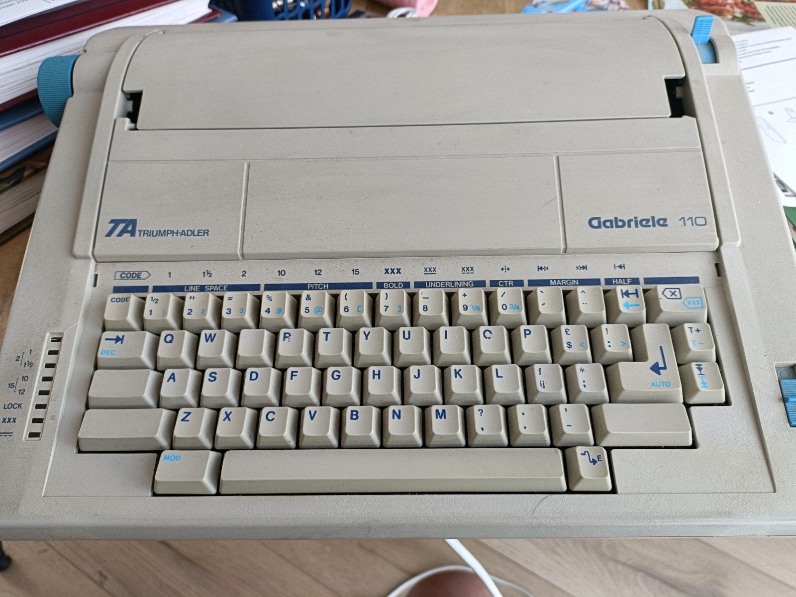 Typemachine Gabriele 110, Diversen, Typemachines, Ophalen