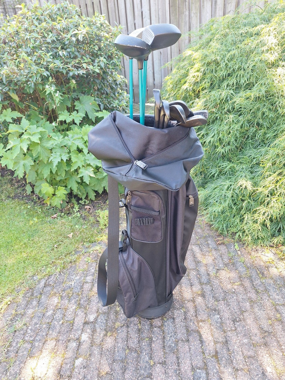 Dames golfset r.h. Rowlings /  Merit Fusion. Golftas   ., Ophalen, Gebruikt, Set