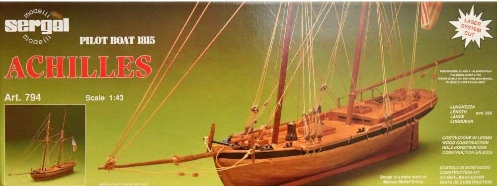 Mantua 1:43 Achilles houten bouwpakket, Hobby en Vrije tijd, Modelbouw | Boten en Schepen, Info@Model-engineering.nl, Verzenden