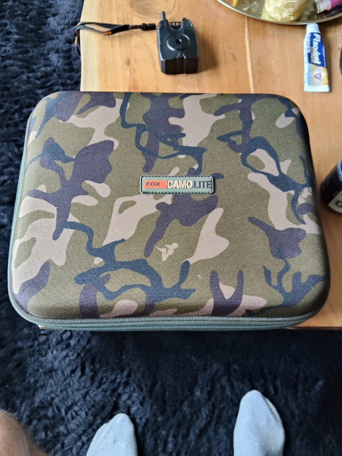 Fox Camolite hardcase voor piepers, Watersport en Boten, Hengelsport | Algemeen, Ophalen, Gebruikt, Koffer of Tas
