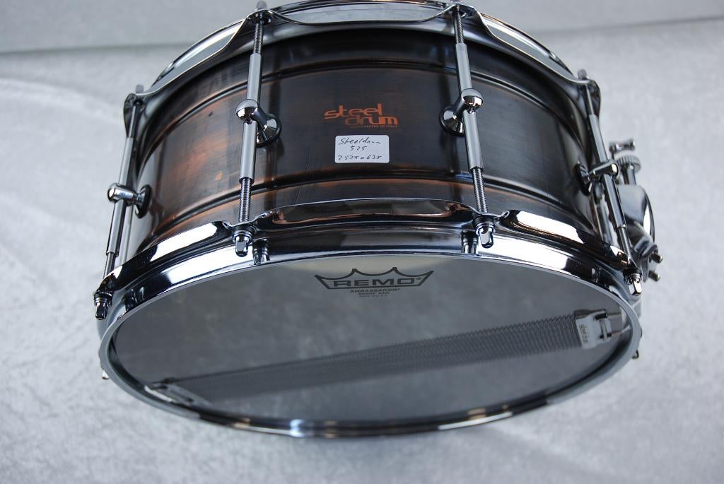 NIEUW! Steeldrum Copper vintage patina nieuw met tas 14x6,5", Muziek en Instrumenten, ., Drums of Percussie, Nieuw, Ophalen of Verzenden