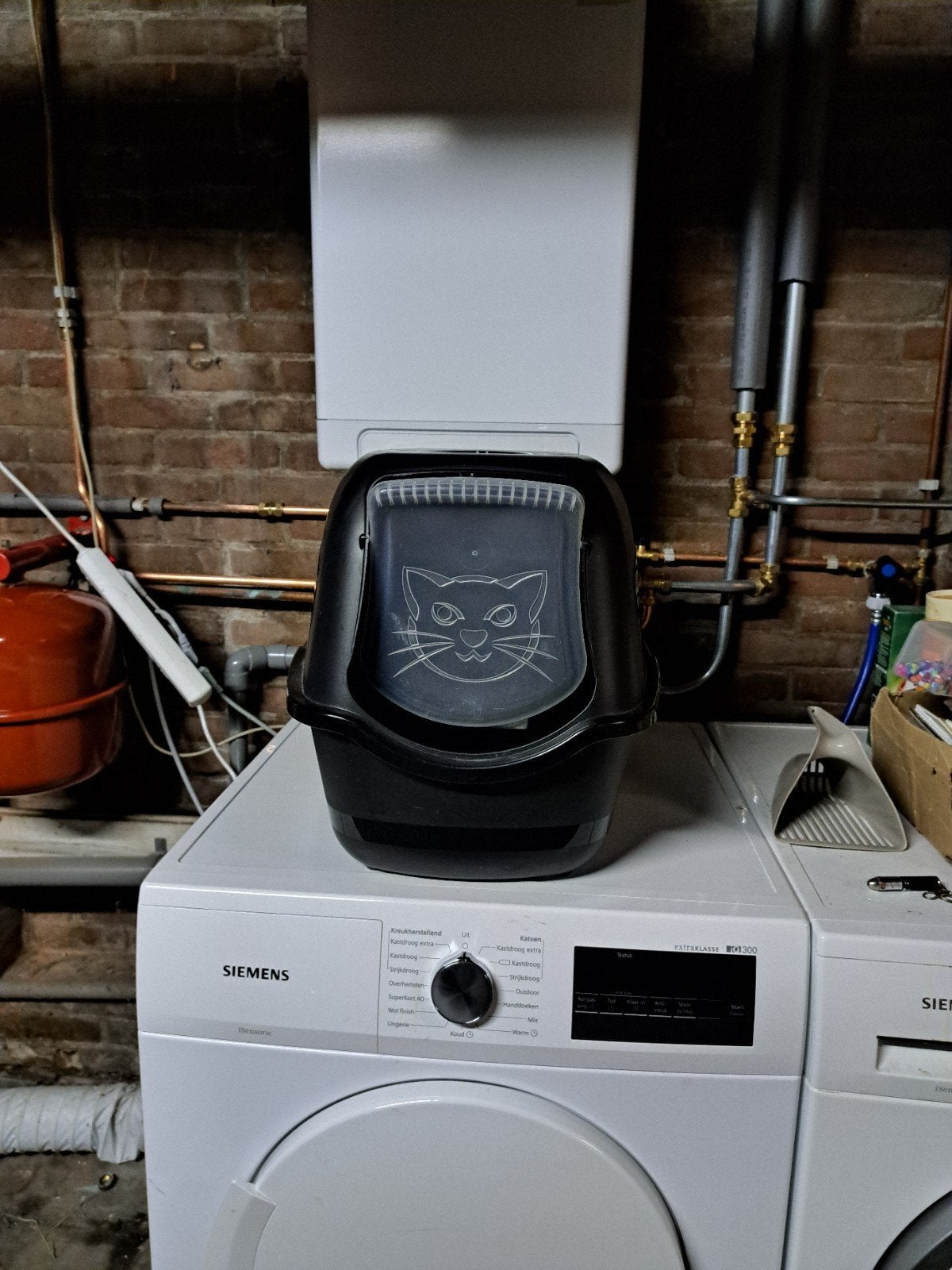Kattenbak, Ophalen, Zo goed als nieuw