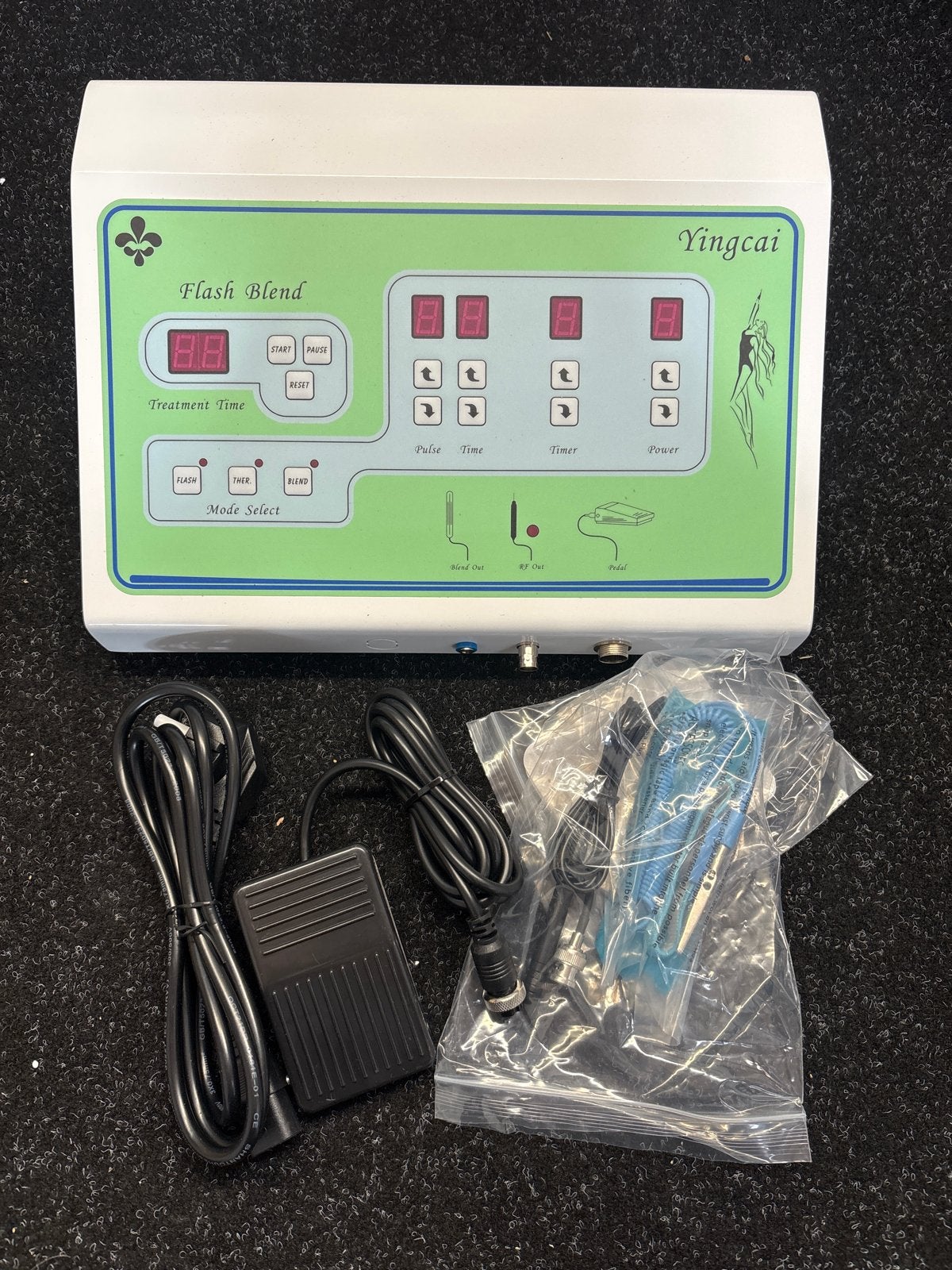 Yingcai Flash Blend Elektrolyse Ontharingsapparaat, Ophalen of Verzenden, Zo goed als nieuw, Scheren en Epileren