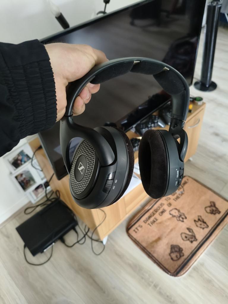 Sennheiser HD-130 Wireless Headset - !Geen oplader!, Computers en Software, Headsets, Gebruikt, Ophalen of Verzenden, Draadloos