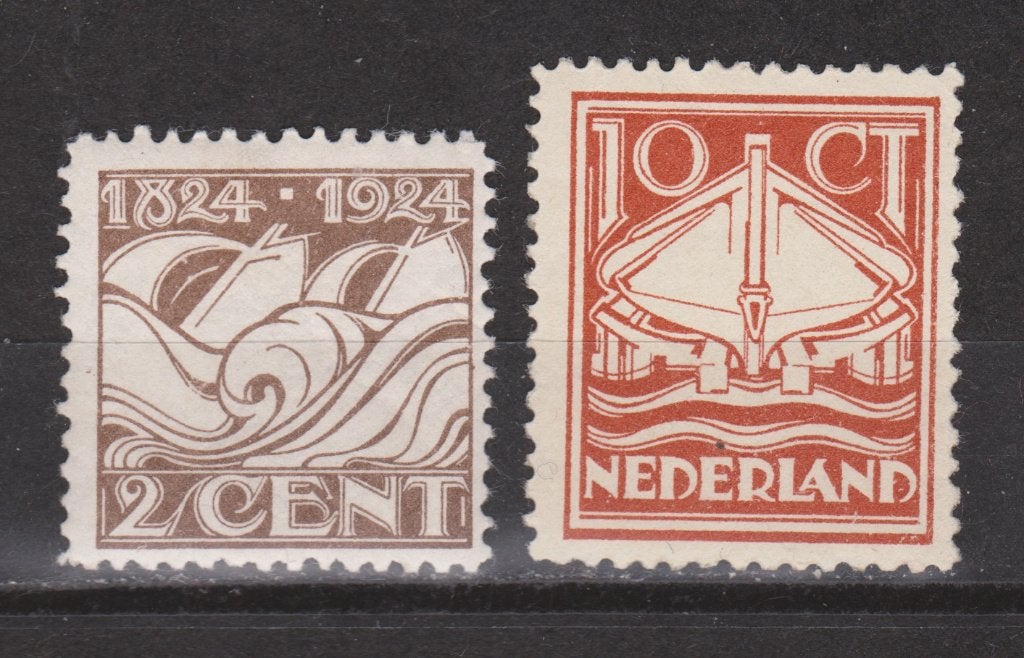 NVPH 139 - 140 ong Reddingsmij 1924 ; OUD NEDERLAND p/stuk, Postzegels en Munten, Ophalen of Verzenden, T/m 1940, Postfris