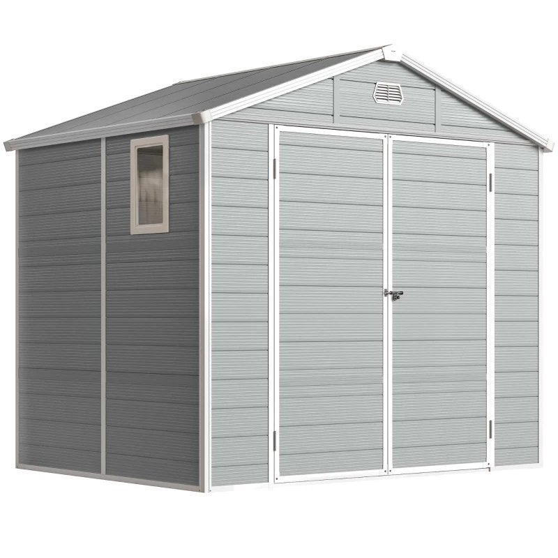 Outsunny Tuinschuur 4,1m² -  240 x 190 x 180/228 cm Nieuw, Ophalen, Nieuw