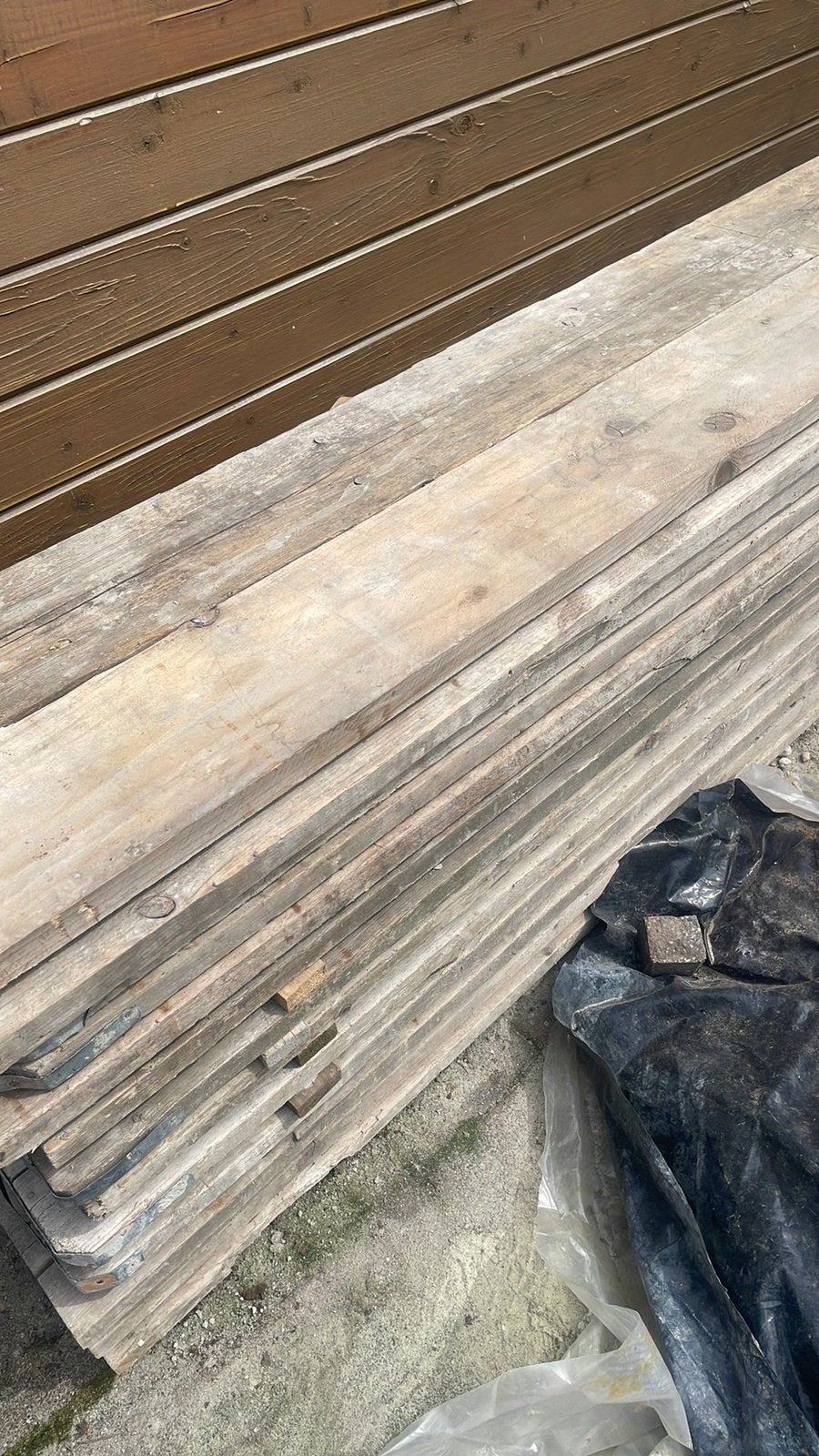 Steiger planken, Ophalen, Zo goed als nieuw, Hout