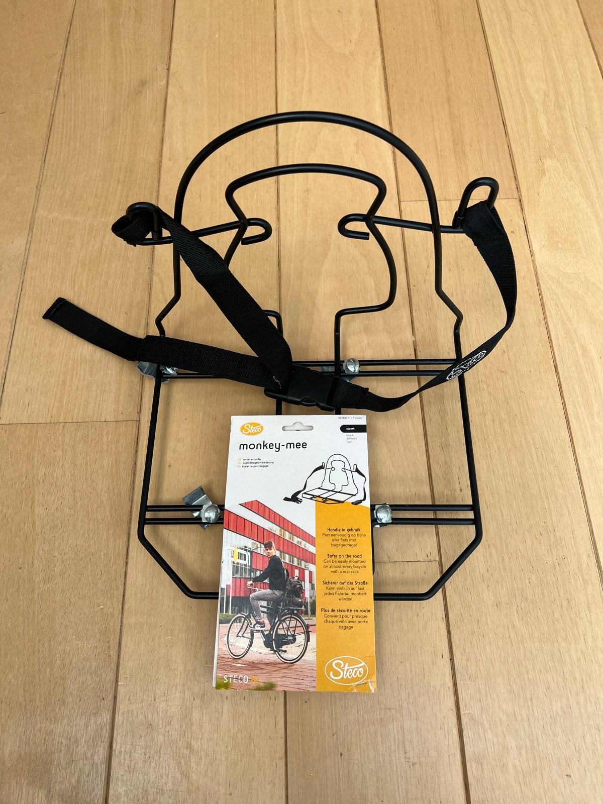 Steco Monkey-Mee Fietsdrager Uitbreiding - Zwart, Ophalen of Verzenden, Zo goed als nieuw