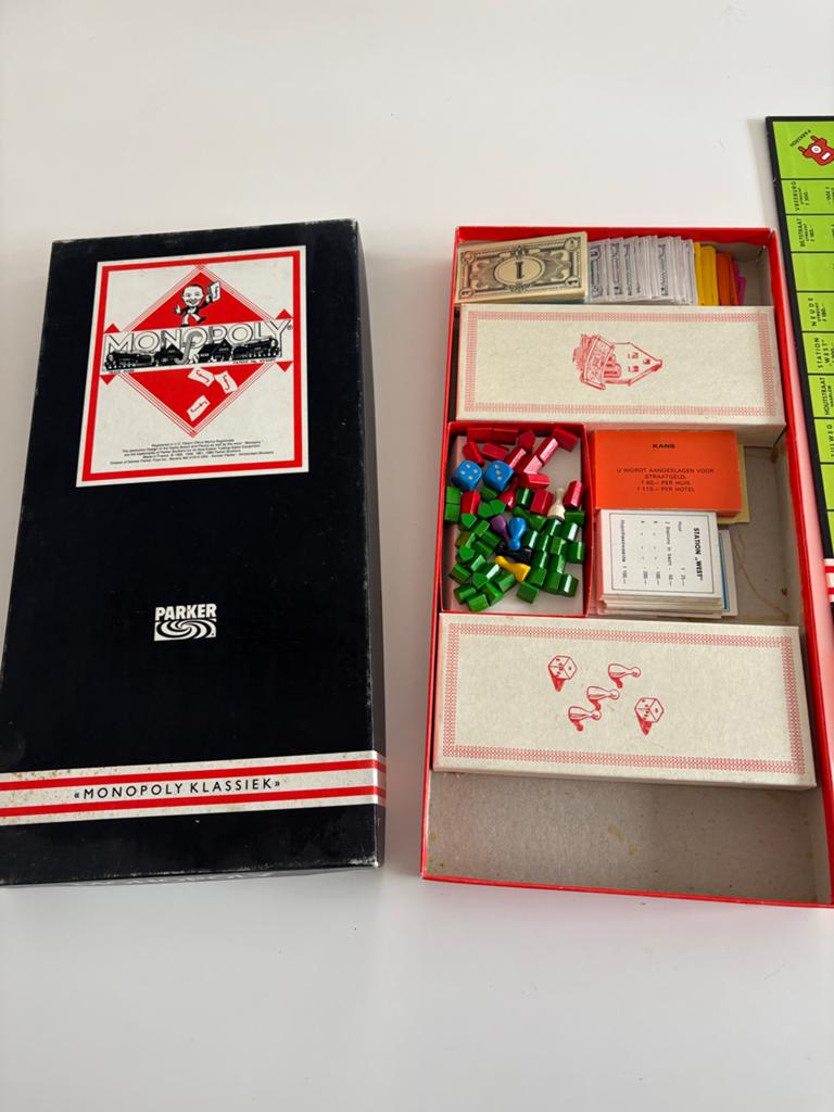 Monopoly Klassiek Bordspel - Complete Set, Drie of vier spelers, Ophalen of Verzenden, Gebruikt