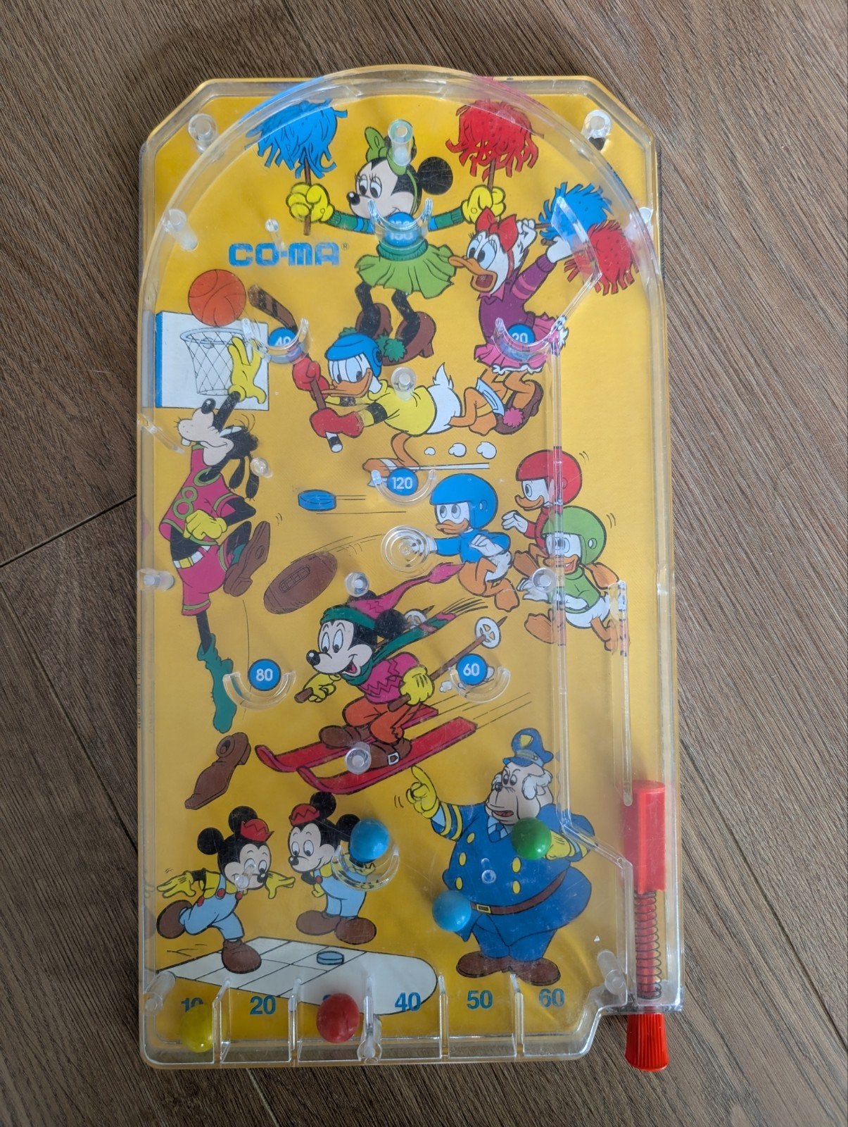 Vintage Disney CO-MA Flipperkast Spel - Mickey & Vrienden, Kinderen en Baby's, Ophalen of Verzenden, Gebruikt, Jongen of Meisje