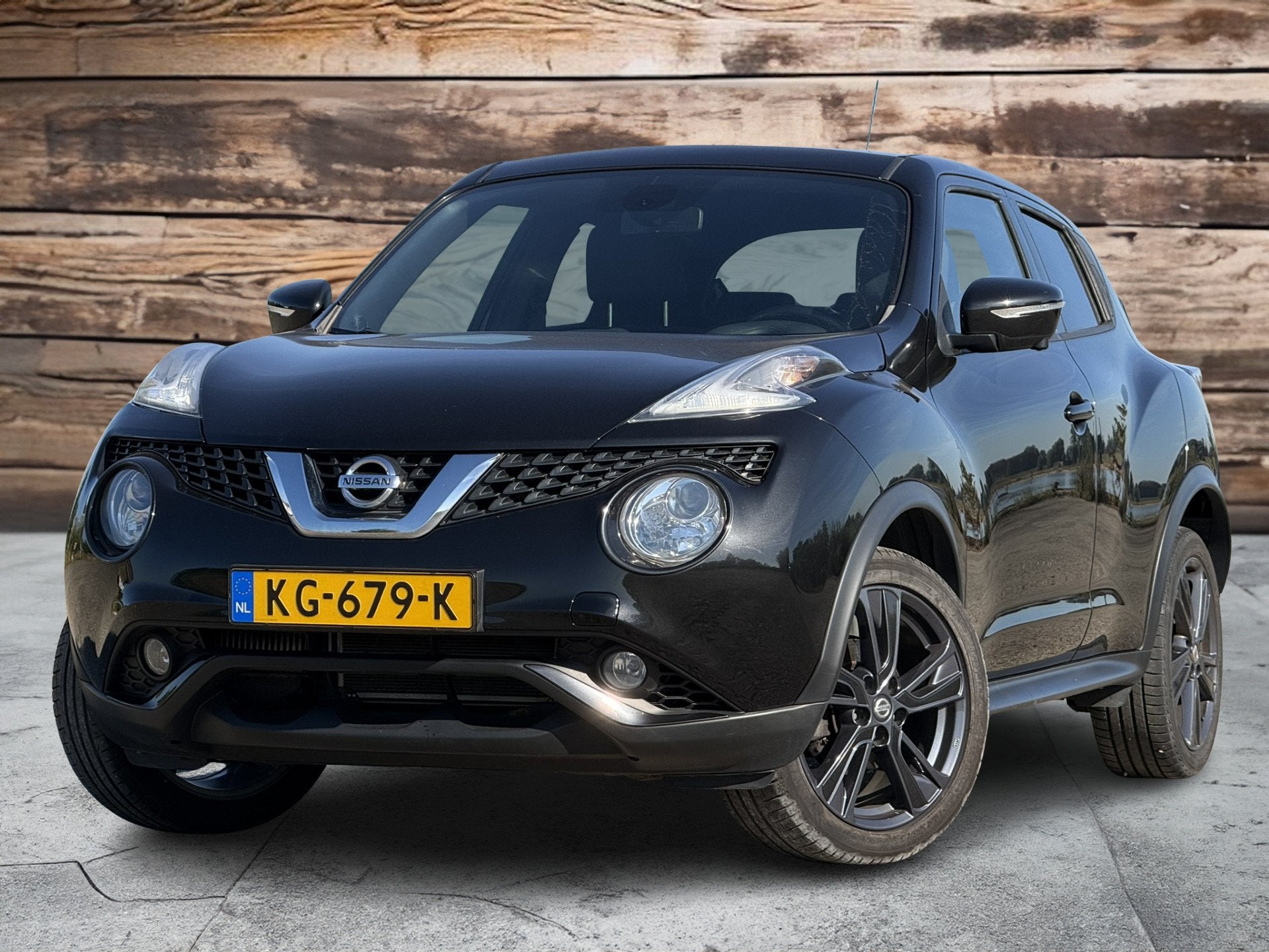 Nissan Juke 1.2 DIG-T S/S Tekna ECC | Camera | NL Auto | NAP, Auto's, Nissan, Voorwielaandrijving, 116 pk, Zwart, Bedrijf