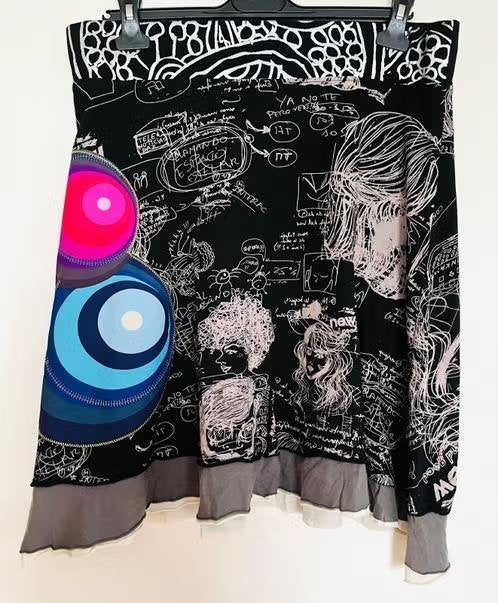 Desigual rok maat 42, Zwart, Maat 42/44 (L), Ophalen of Verzenden, Zo goed als nieuw