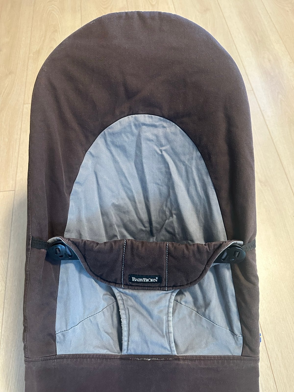 BabyBjörn Wipstoel met extra hoes voor winter, Overige merken, Gebruikt, Wipstoel, Ophalen of Verzenden