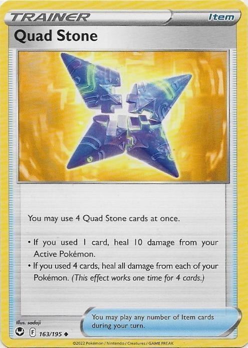 Silver Tempest,  Quad Stone [uncommon] 163/195, Verzenden, Nieuw, Losse kaart