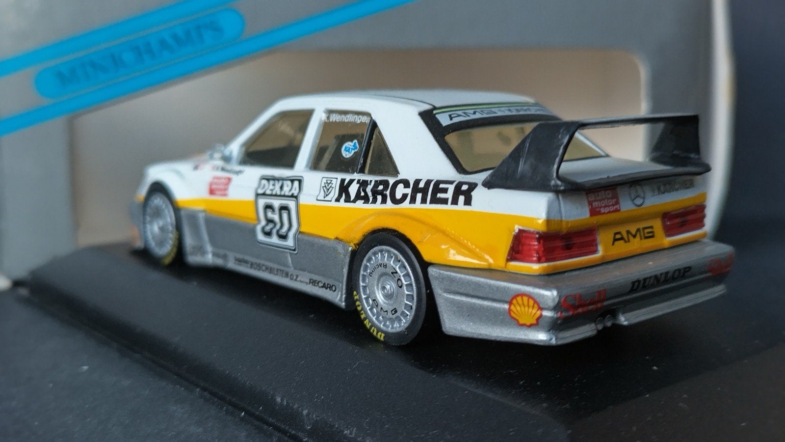 Mercedes Benz 190 Evo AMG Karcher Wendlinger Minichamps Pol, Auto, Verzenden, ., Nieuw
